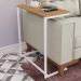 Mesa de Apoio Lateral 68 cm LI025 Canela Branco KPB