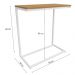 Mesa de Apoio Lateral 68 cm LI025 Canela Branco KPB