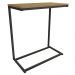 Mesa de Apoio Lateral 68 cm LI025 Freijo Preto Fosco KPB