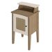 Mesa de Apoio MDF Sala 43 cm 4519 Carvalho Off White ARLY