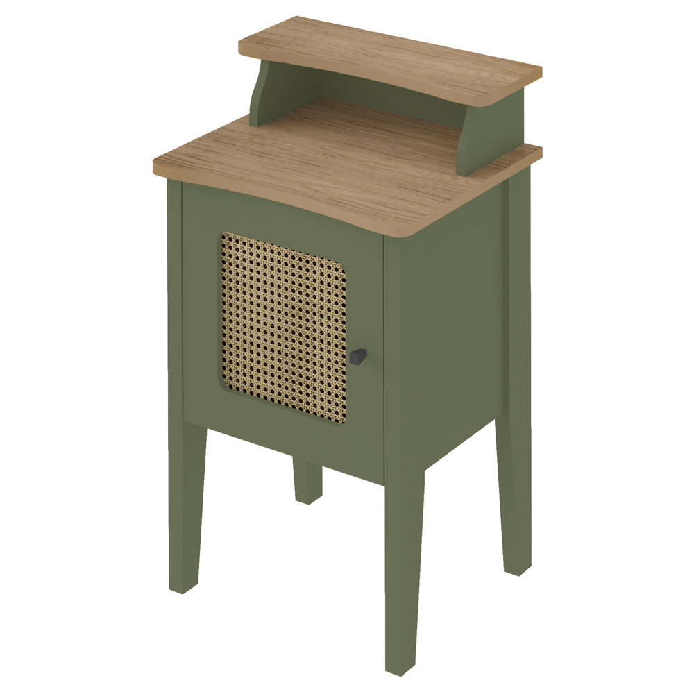 Mesa de Apoio MDF Sala 43 cm 4533 Menta Carvalho ARLY