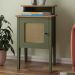 Mesa de Apoio MDF Sala 43 cm 4533 Menta Carvalho ARLY