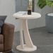 Mesa de Apoio MDF Sala de Estar 50 cm 4211 Off White ARLY