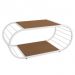 Mesa de Centro Industrial 90 cm LI039 Canela Branco KPB