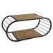 Mesa de Centro Industrial 90 cm LI039 Freijo Preto Fosco KPB