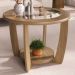 Mesa de Centro MDF 60 cm Sala de Estar 4575 Carvalho ARLY