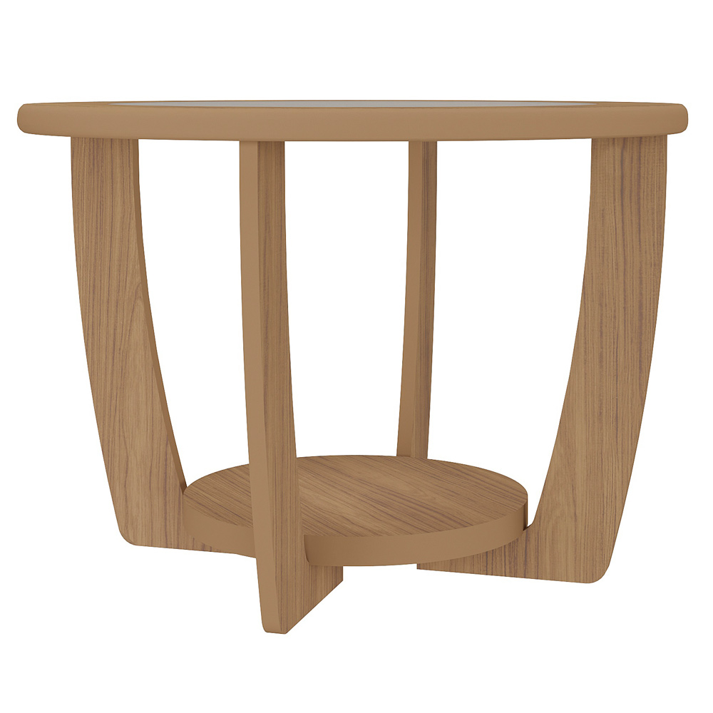 Mesa de Centro MDF 60 cm Sala de Estar 4575 Carvalho ARLY