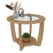 Mesa de Centro MDF 60 cm Sala de Estar 4575 Carvalho ARLY