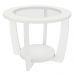 Mesa de Centro MDF 60 cm Sala de Estar 4629 Branco ARLY