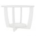Mesa de Centro MDF 60 cm Sala de Estar 4629 Branco ARLY