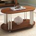 Mesa de Centro MDF Sala de Estar 91 cm 4619 Cedro Off White ARLY