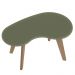 Mesa de Centro MDF Tampo Curvo 91 cm 4715 Menta ARLY