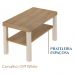 Mesa de Centro Para Sala 80 cm 4565 Carvalho Off White ARLY