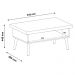 Mesa de Centro Para Sala 91 cm 3840 Pinho Off White ARLY