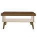 Mesa de Centro Para Sala 91 cm 3840 Pinho Off White ARLY