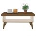 Mesa de Centro Para Sala 91 cm 3840 Pinho Off White ARLY