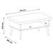 Mesa de Centro Para Sala 91 cm 4150 Carvalho Off White ARLY
