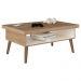 Mesa de Centro Para Sala 91 cm 4150 Carvalho Off White ARLY