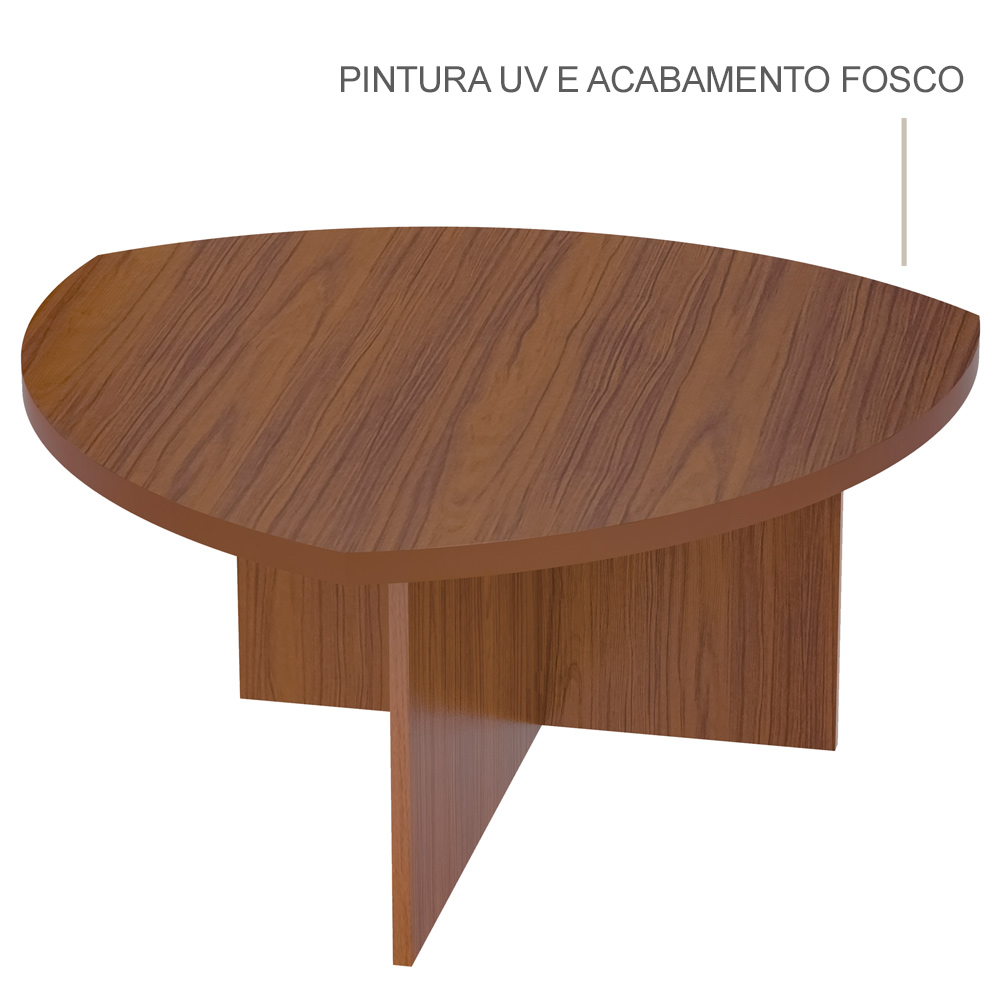 Mesa de Centro Para Sala de Estar 76 cm 4446 Cedro ARLY
