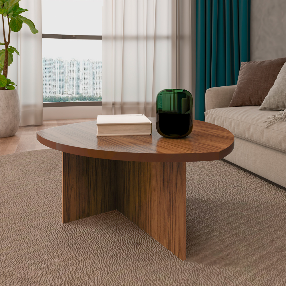 Mesa de Centro Para Sala de Estar 76 cm 4446 Cedro ARLY