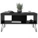 Mesa de Centro Sala de Estar 91 cm 4216 Preto ARLY