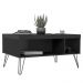 Mesa de Centro Sala de Estar 91 cm 4216 Preto ARLY