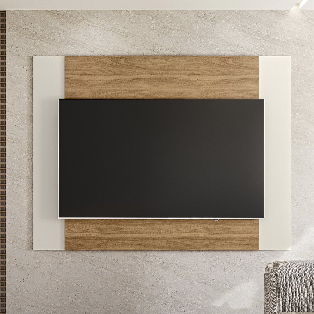 Painel Extensivel Para TV 70 Pol Dub Nature Off White PLLA
