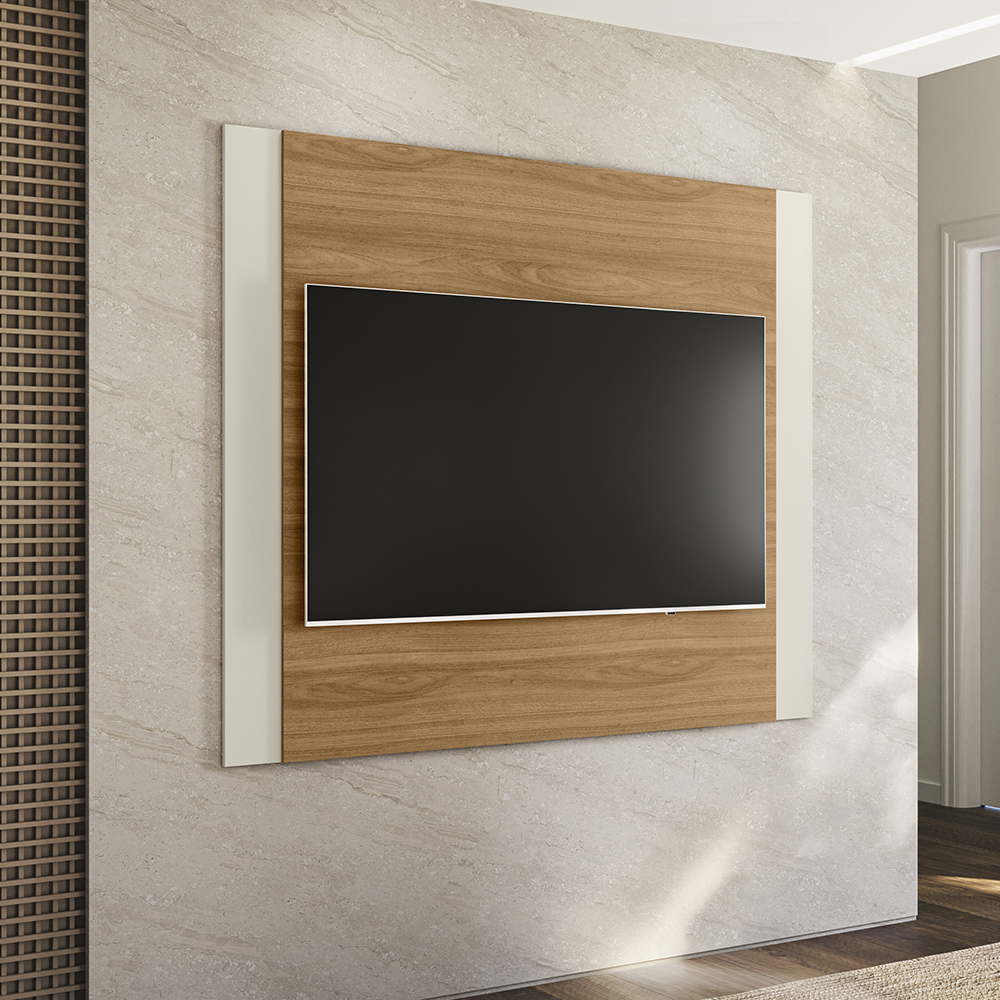 Painel Extensivel Para TV 70 Pol Dub Nature Off White PLLA