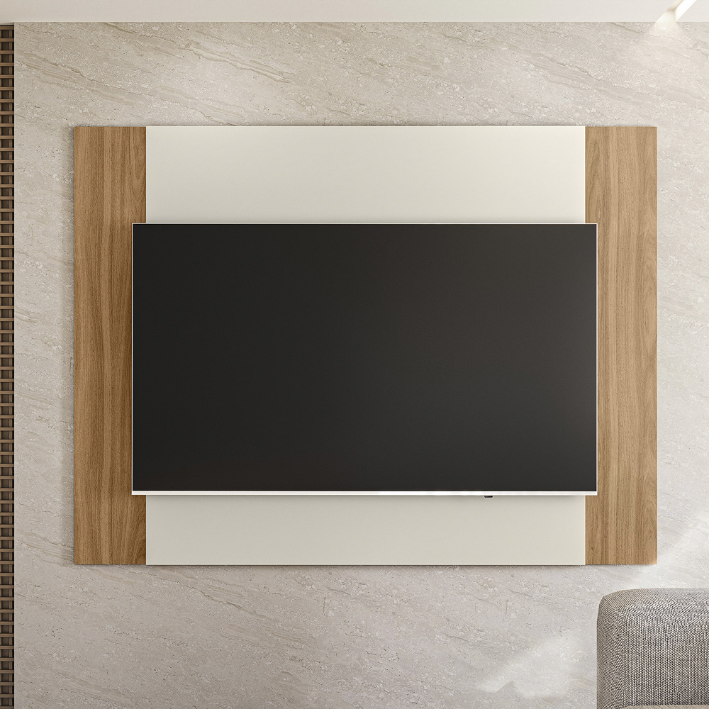 Painel Extensivel Para TV 70 Pol Dub Off White Nature PLLA