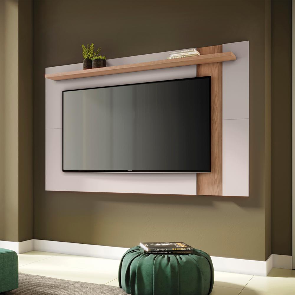 Painel Extensivel TV 70 Polegadas Leme Freijo Off White CLB