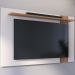 Painel Extensivel TV 70 Polegadas Leme Off White Matte Freijo CLB