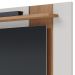 Painel Extensivel TV 70 Polegadas Leme Off White Matte Freijo CLB