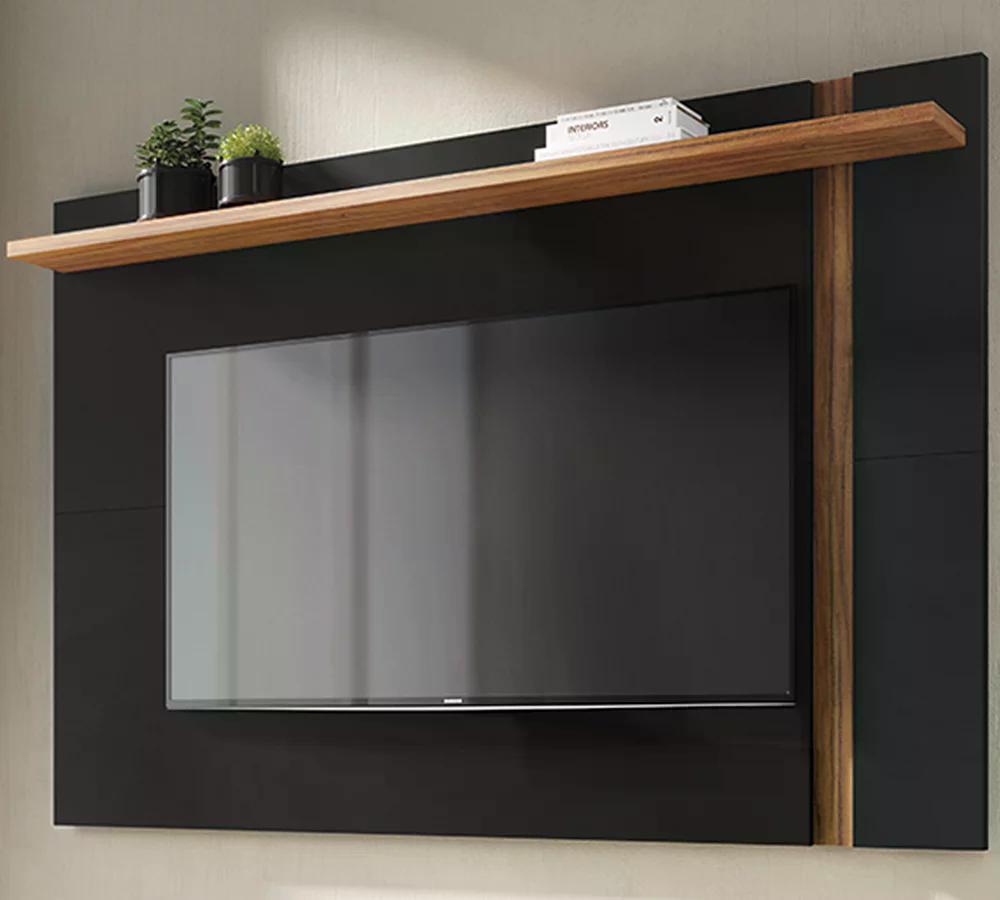 Painel Extensivel TV 70 Polegadas Leme Preto Noce Milano CLB