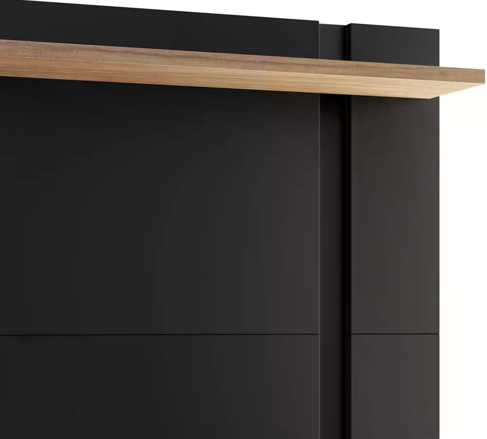 Painel Extensivel TV 70 Polegadas Leme Preto Noce Milano CLB