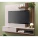 Painel Home Para TV 60 Polegadas Tocantins Off White Nogueira Real CLB