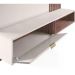 Painel Home Para TV 60 Polegadas Tocantins Off White Nogueira Real CLB