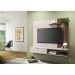 Painel Home Para TV 60 Polegadas Tocantins Off White Nogueira Real CLB