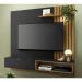 Painel Home Para TV 60 Polegadas Tocantins Preto Noce Milano CLB