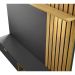 Painel Home Para TV 60 Polegadas Tocantins Preto Noce Milano CLB