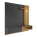 Painel Home Para TV 60 Polegadas Tocantins Preto Noce Milano CLB