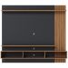Painel Home Suspenso Para TV 70 Polegadas Juriti Noce Milano Preto CLB