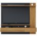 Painel Home Suspenso Para TV 70 Polegadas Juriti Noce Milano Preto CLB
