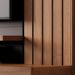 Painel Home Suspenso Para TV 70 Polegadas Juriti Noce Milano Preto CLB