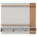 Painel Home Suspenso Para TV 70 Polegadas Juriti Off White Matte Freijo CLB