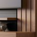 Painel Home Suspenso TV 65 Polegadas Juriti Noce Milano Preto CLB