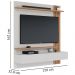 Painel Home Suspenso TV 65 Polegadas Juriti Off White Matte Freijo CLB