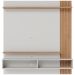 Painel Home Suspenso TV 65 Polegadas Juriti Off White Matte Freijo CLB
