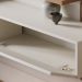 Painel Home Suspenso TV 65 Polegadas Juriti Off White Matte Freijo CLB