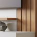 Painel Home Suspenso TV 65 Polegadas Juriti Off White Matte Freijo CLB