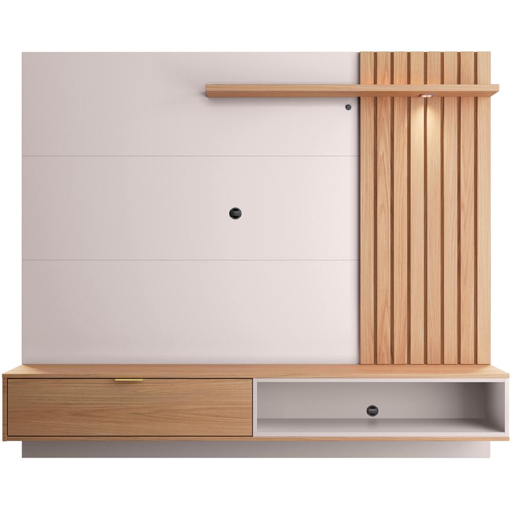 Painel Home Suspenso TV 65 Polegadas Tocantins Off White Freijo CLB